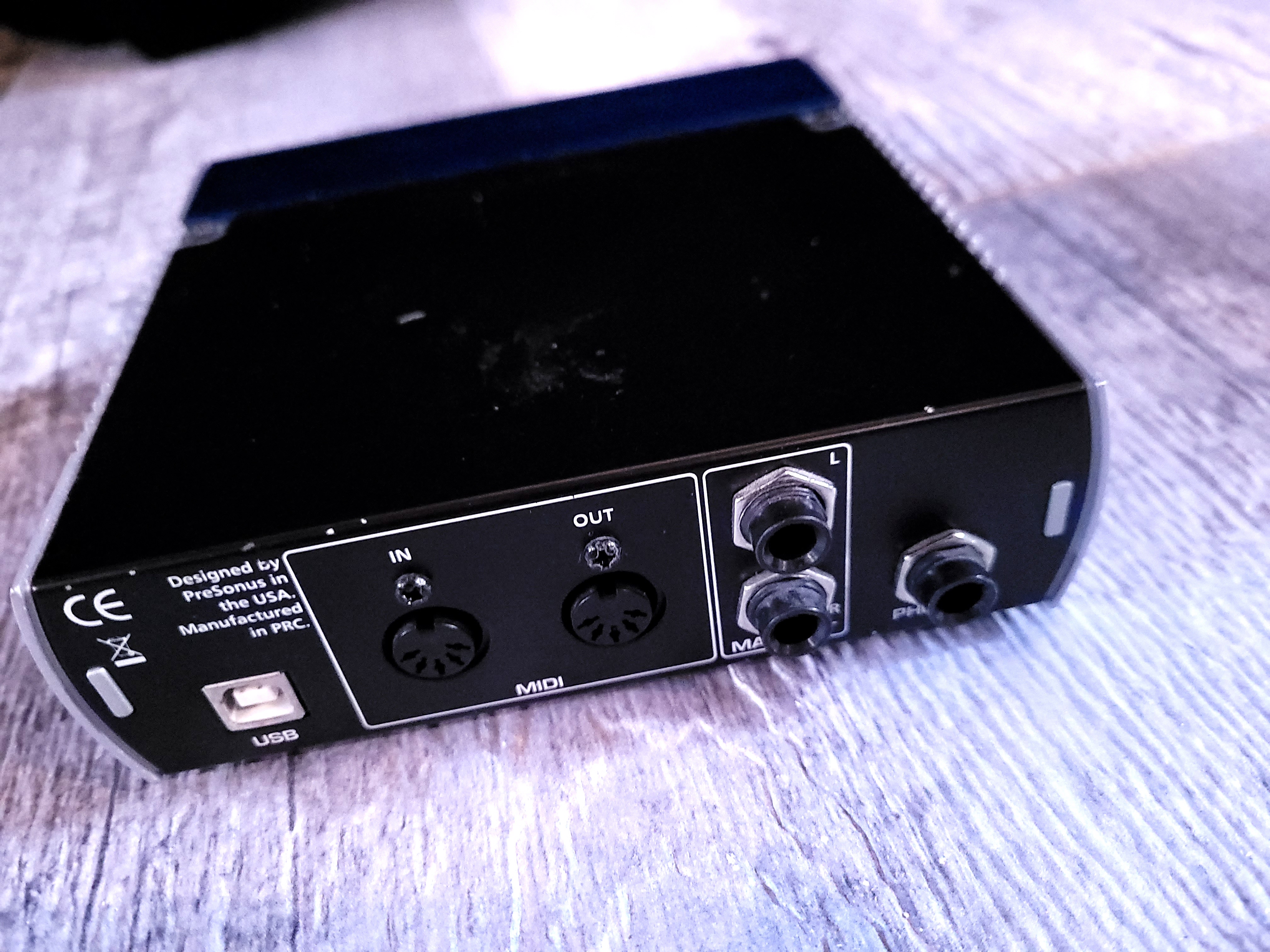 PreSonus AudioBox USB - Connexions