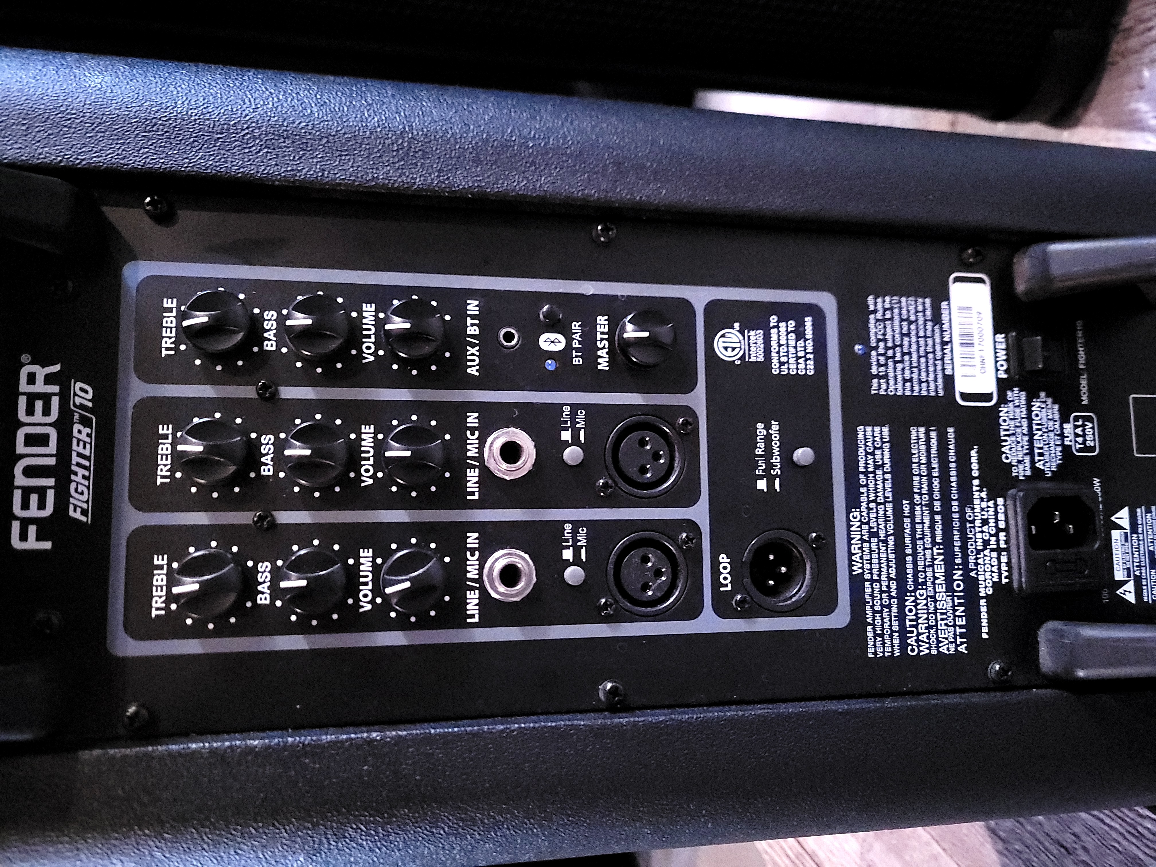 Fender Fighter 10 - Configuration